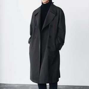 NEW Uniqlo U x Christophe Lemaire | Black Men's Trench Coat | XS / S / M